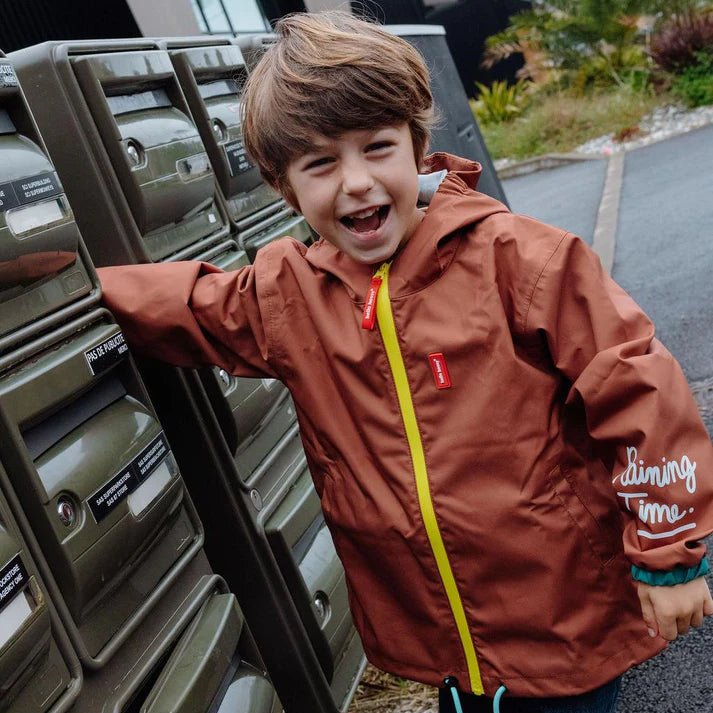 Hello Hossy - Baby Jackets & Outerwear - Rain Jacket - Peanut - Tummy Time