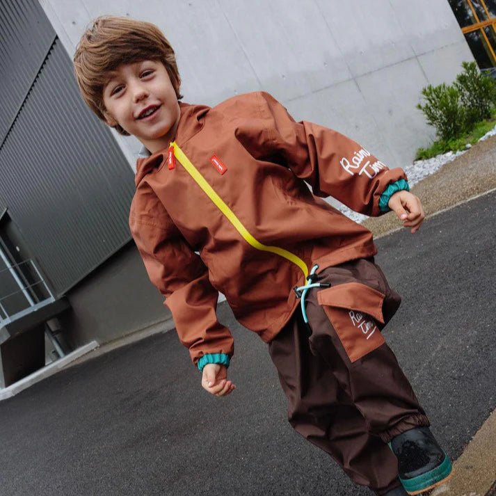 Hello Hossy - Baby Jackets & Outerwear - Rain Jacket - Peanut - Tummy Time