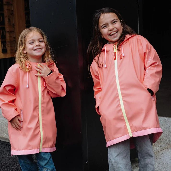 Hello Hossy - Baby Jackets & Outerwear - Raincoat - Pink - Tummy Time