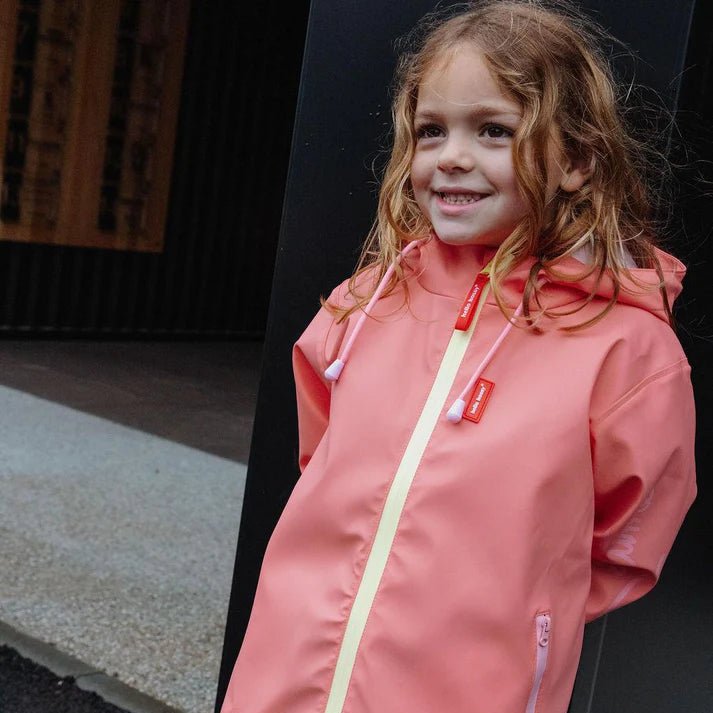 Hello Hossy - Baby Jackets & Outerwear - Raincoat - Pink - Tummy Time
