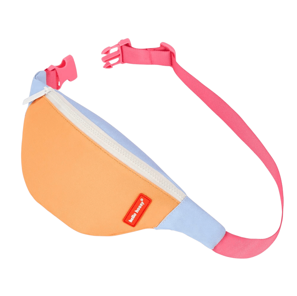 Hello Hossy - Bags & School Bags - Mini Indiana Fanny Pack - Orange / Blue / Pink - Tummy Time