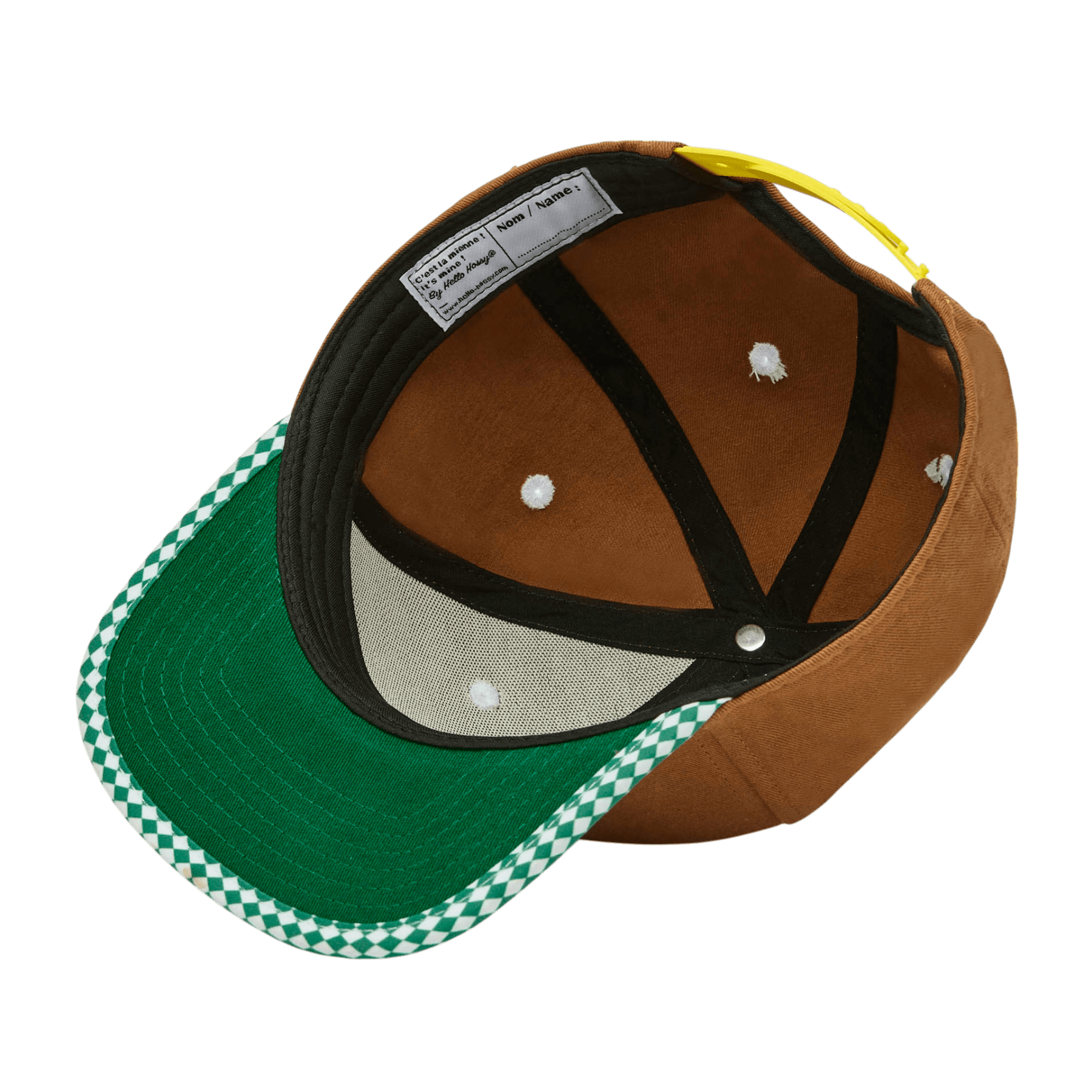 Hello Hossy - Hats, Caps & Beanies - Chessy Green Cap - Green / Brown - Tummy Time