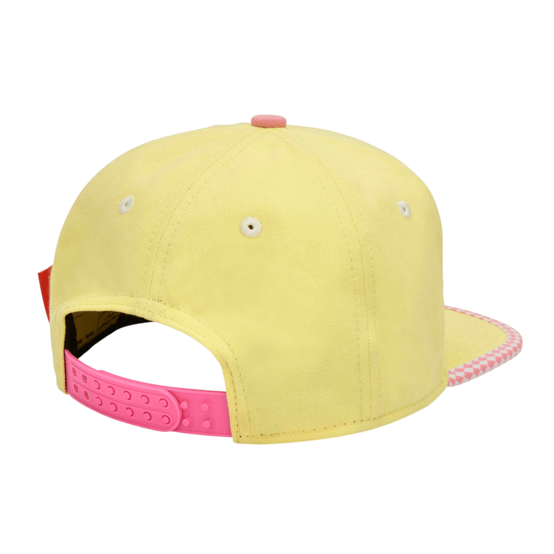 Hello Hossy - Hats, Caps & Beanies - Chessy Pink Cap - Yellow / Pink - Tummy Time