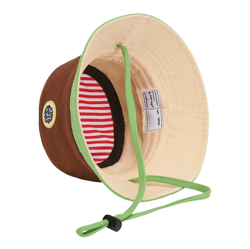 Hello Hossy - Hats, Caps & Beanies - Mini Tree Bucket Hat - Brown / Green - Tummy Time