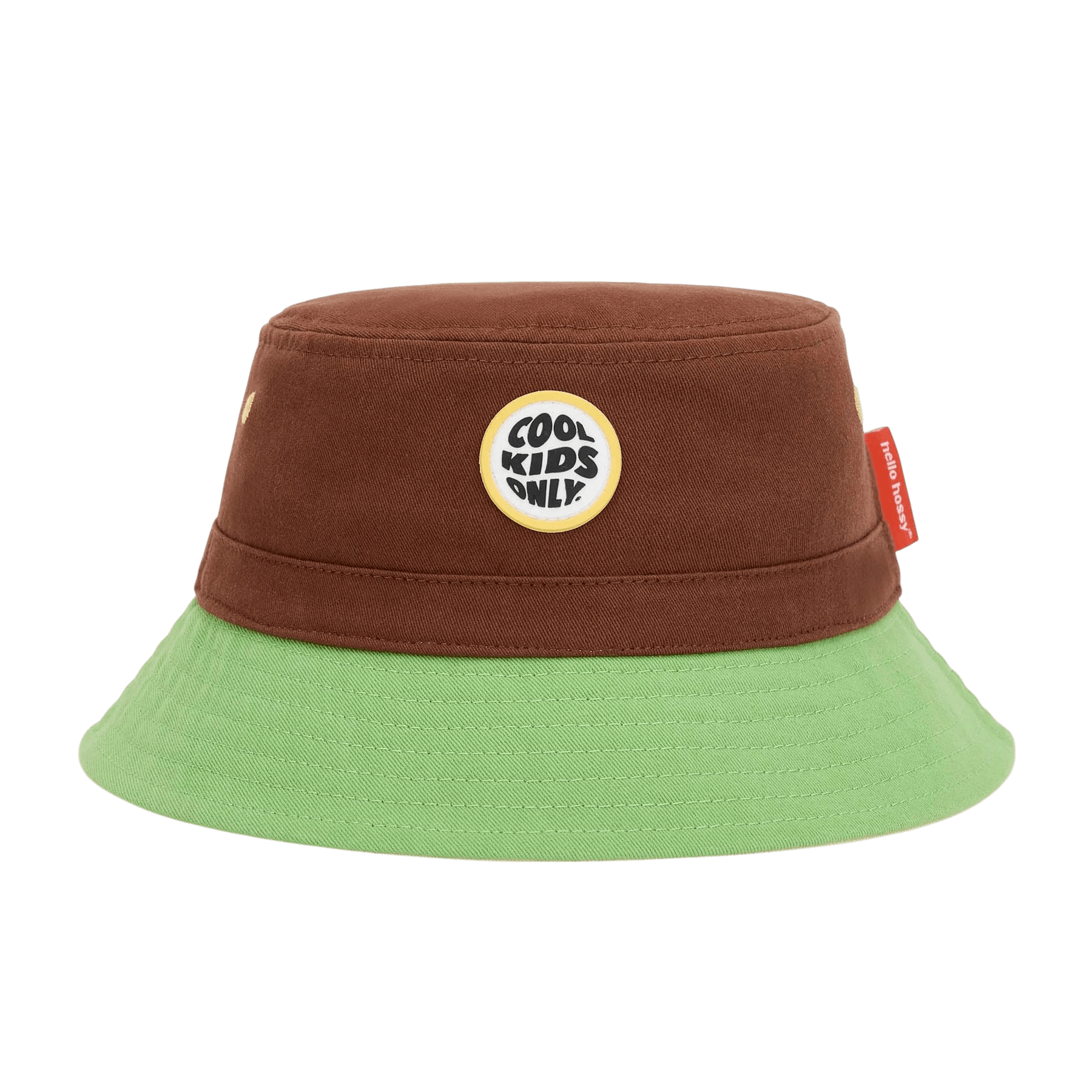 Hello Hossy - Hats, Caps & Beanies - Mini Tree Bucket Hat - Brown / Green - Tummy Time