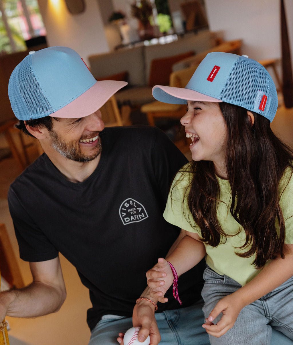 Hello Hossy - Hats, Caps & Beanies - Rubber Hortensia Cap - Blue / Pink - Tummy Time