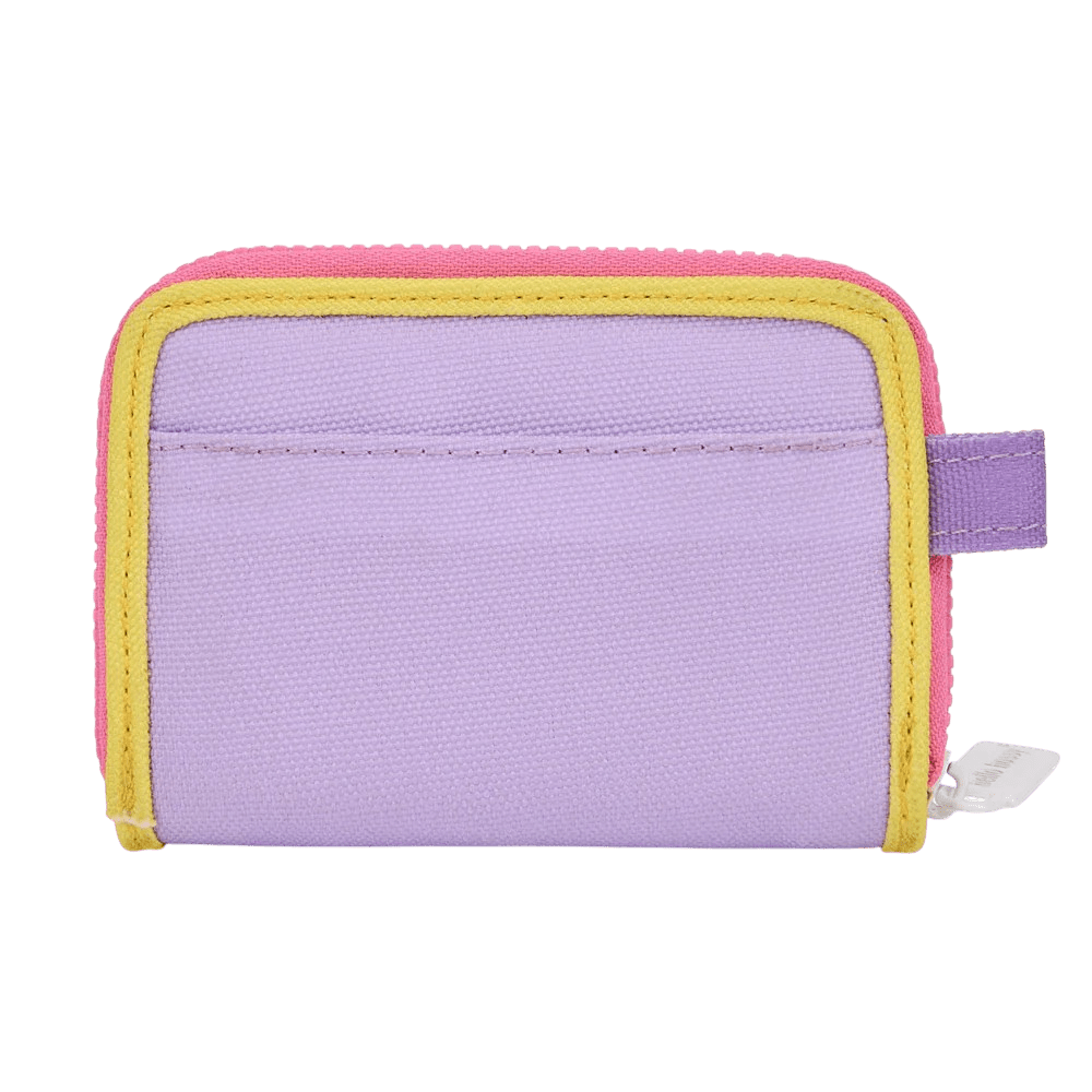 Hello Hossy - Kids Small Accessories - Mini Mauve Coin Purse - Purple / Yellow / Pink - Tummy Time