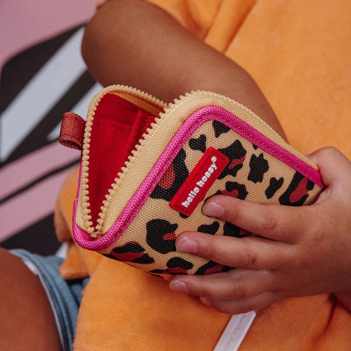 Hello Hossy - Kids Small Accessories - Wallet - Leopard - Tummy Time