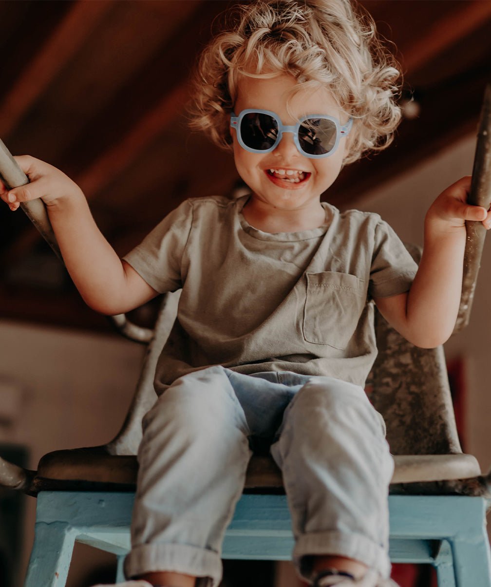Hello Hossy - Sunglasses - Koody Sky Sunglasses - Light Blue - Tummy Time
