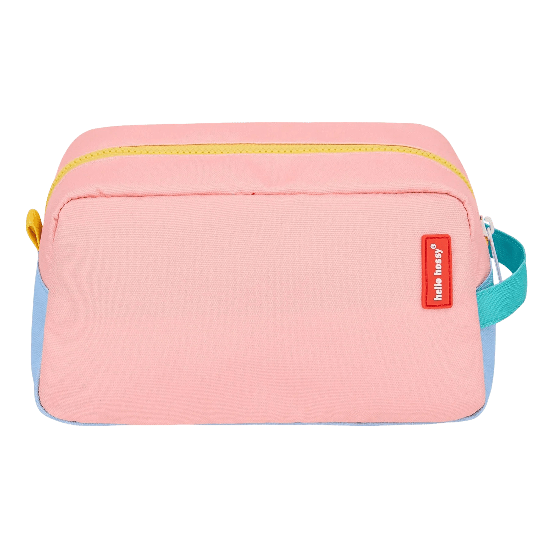 Hello Hossy - Toiletry Bags & Health Book - Mini Jolly Toiletry Bag - Salmon / Blue / Green - Tummy Time