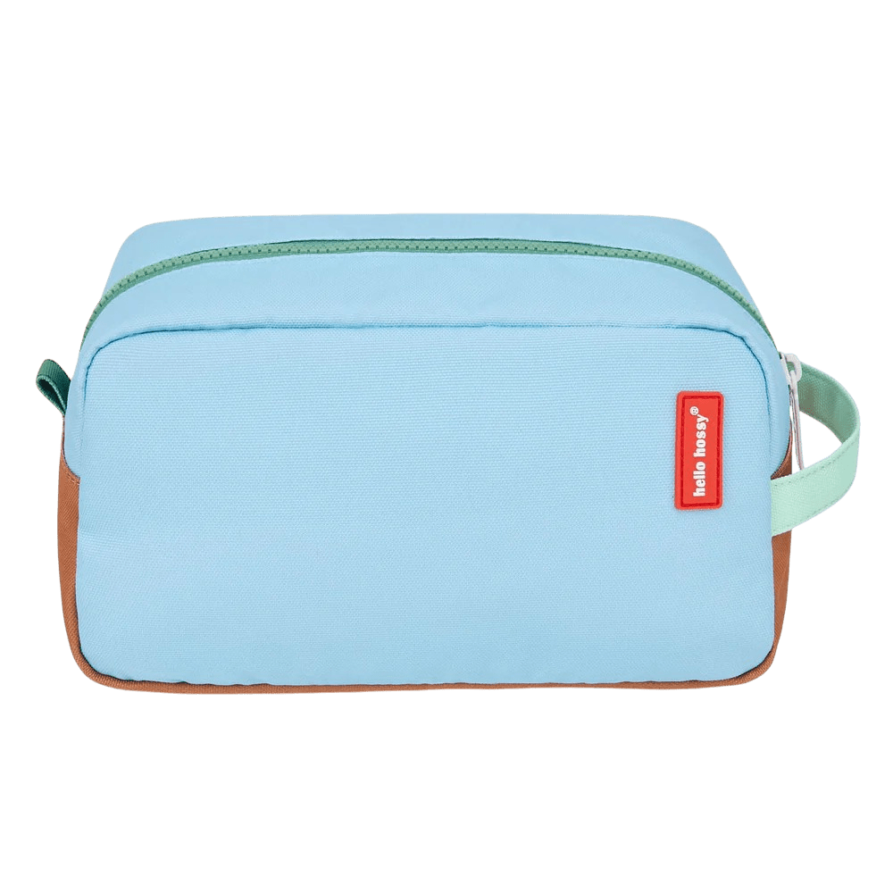 Hello Hossy - Toiletry Bags & Health Book - Mini Yosemite Toiletry Bag - Brown / Blue / Green - Tummy Time