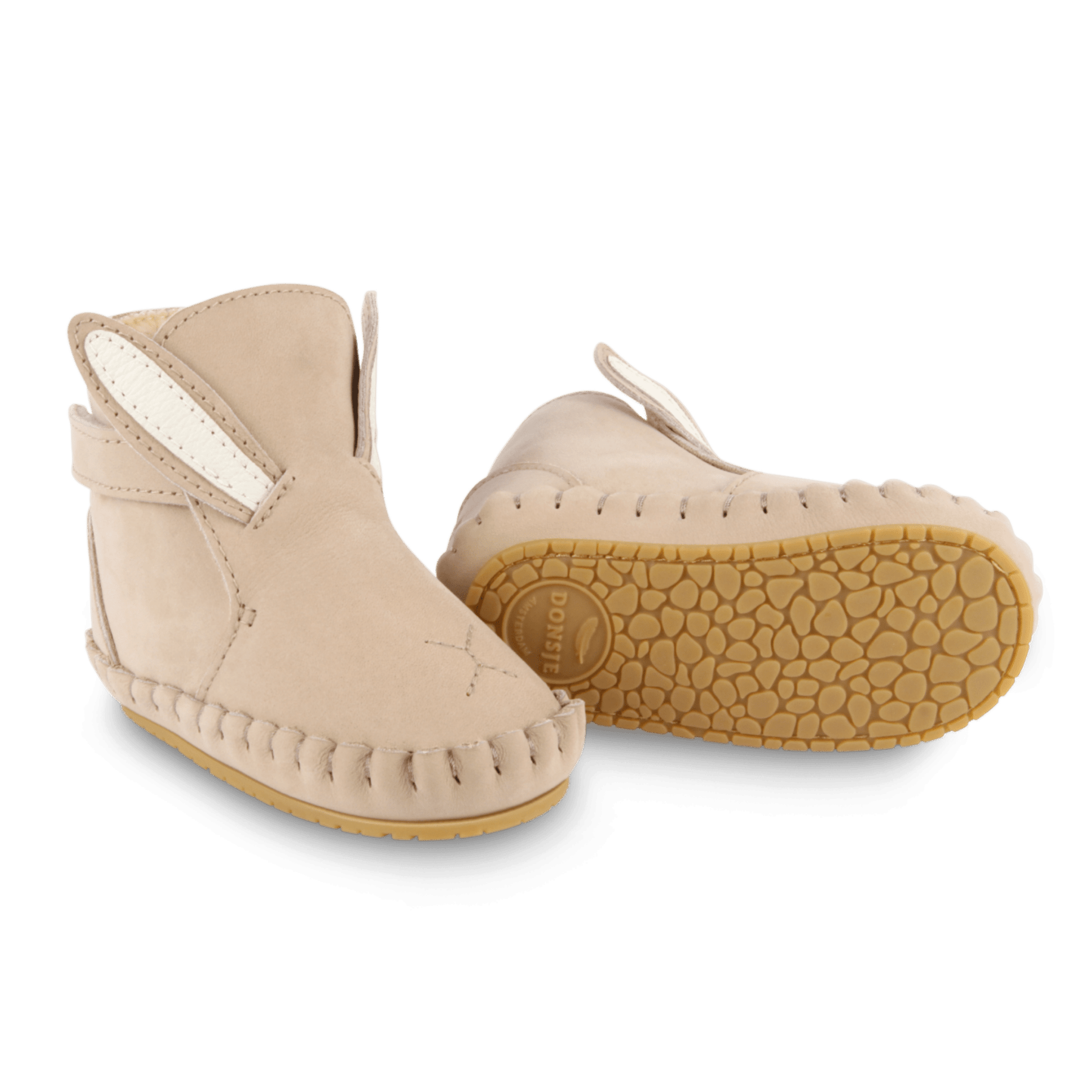 Donsje - Baby Footwear - Kapi Classic Booties - Bunny - Tummy Time