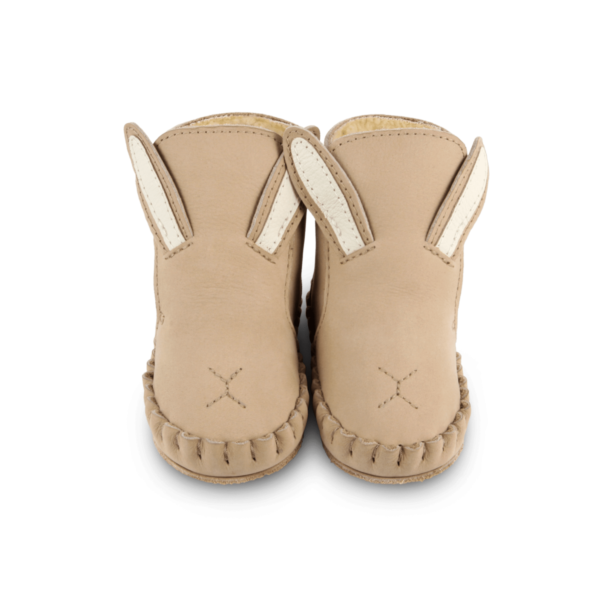 Donsje - Baby Footwear - Kapi Classic Booties - Bunny - Tummy Time