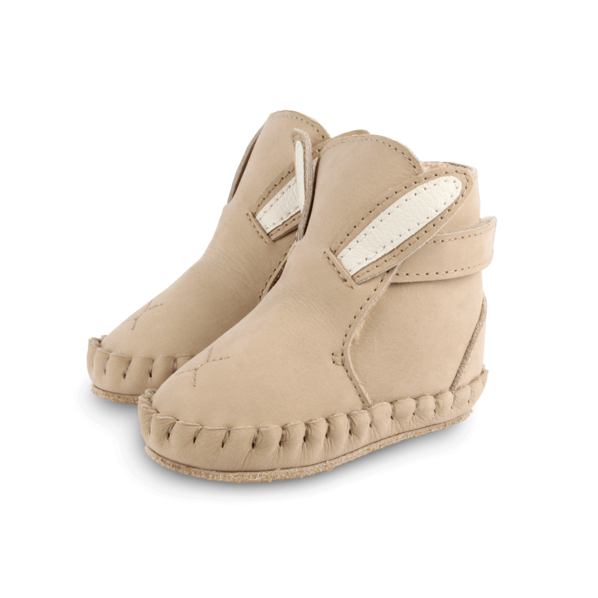 Donsje - Baby Footwear - Kapi Classic Booties - Bunny - Tummy Time