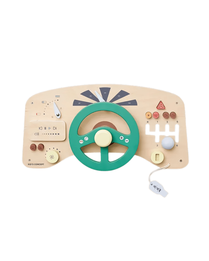 Kids Concept - Role Play Toys - Activity Board Car - Tummy Time