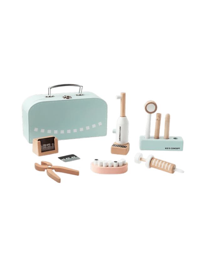 Kids Concept - Role Play Toys - Dentist Set - Tummy Time