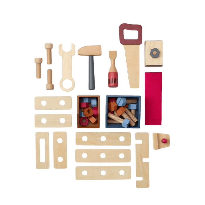 Kids Concept - Role Play Toys - Kid's Tool Bench - Tummy Time