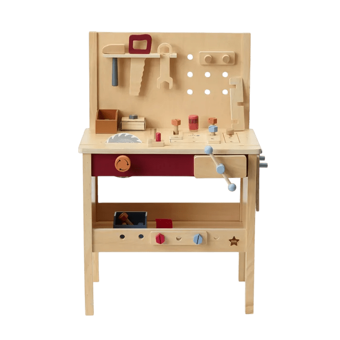 Kids Concept - Role Play Toys - Kid's Tool Bench - Tummy Time