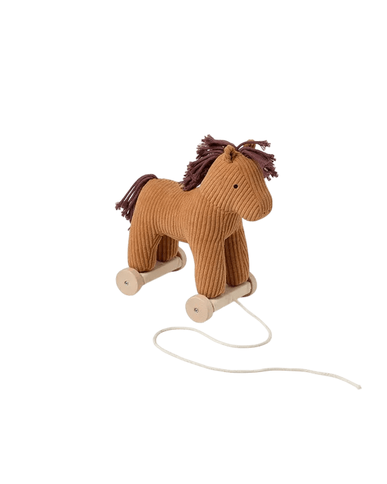 Kids Concept - Role Play Toys - Pull Along Horse Vera - Tummy Time