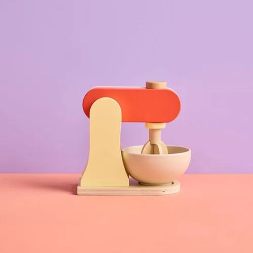 Kids Concept - Role Play Toys - Stand Mixer Yellow - Tummy Time
