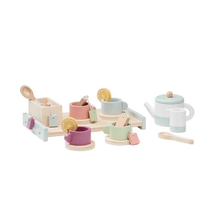 Kids Concept - Role Play Toys - Tea Set for Kids - Tummy Time