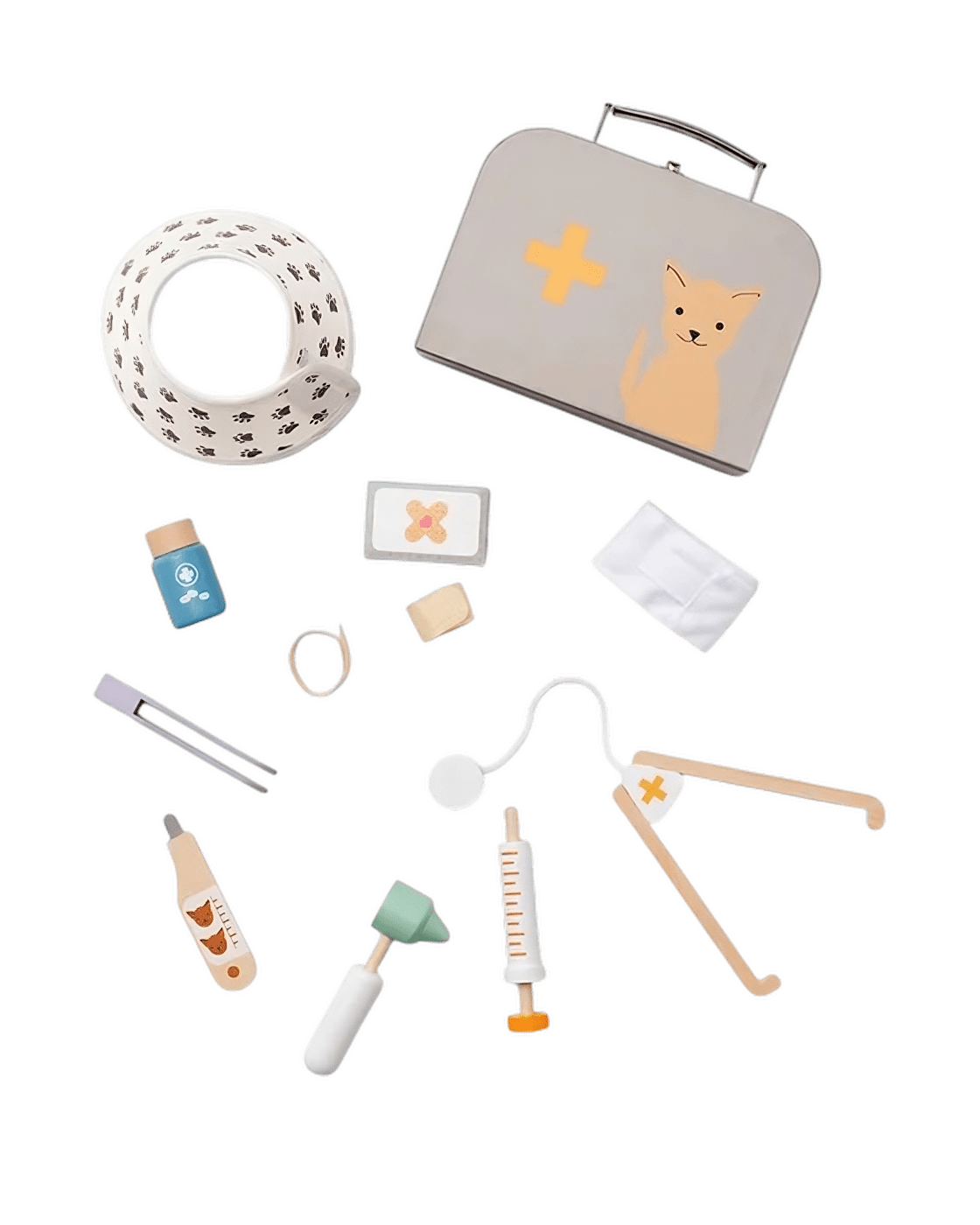 Kids Concept - Role Play Toys - Veterinary Play Set - Tummy Time