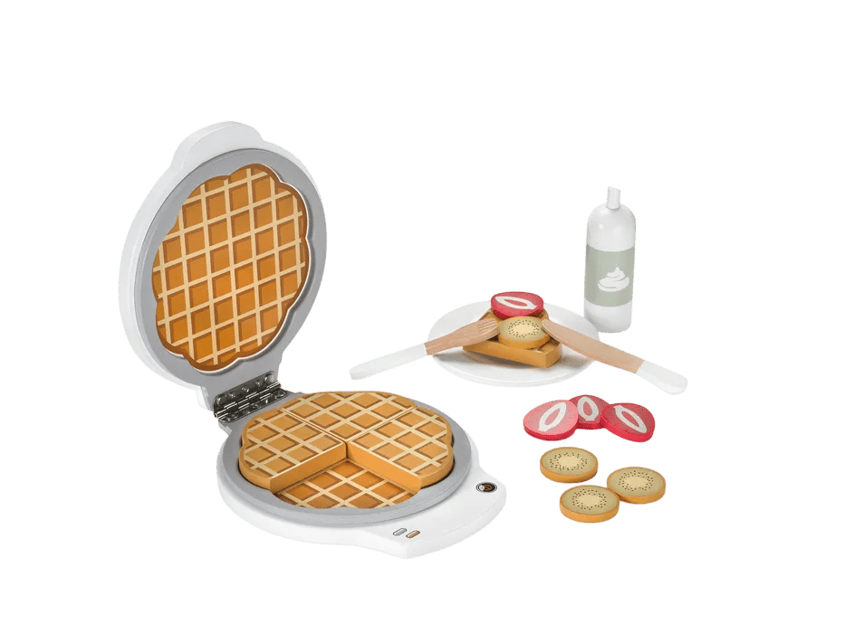 Kids Concept - Role Play Toys - Waffle Iron Play Set - Tummy Time