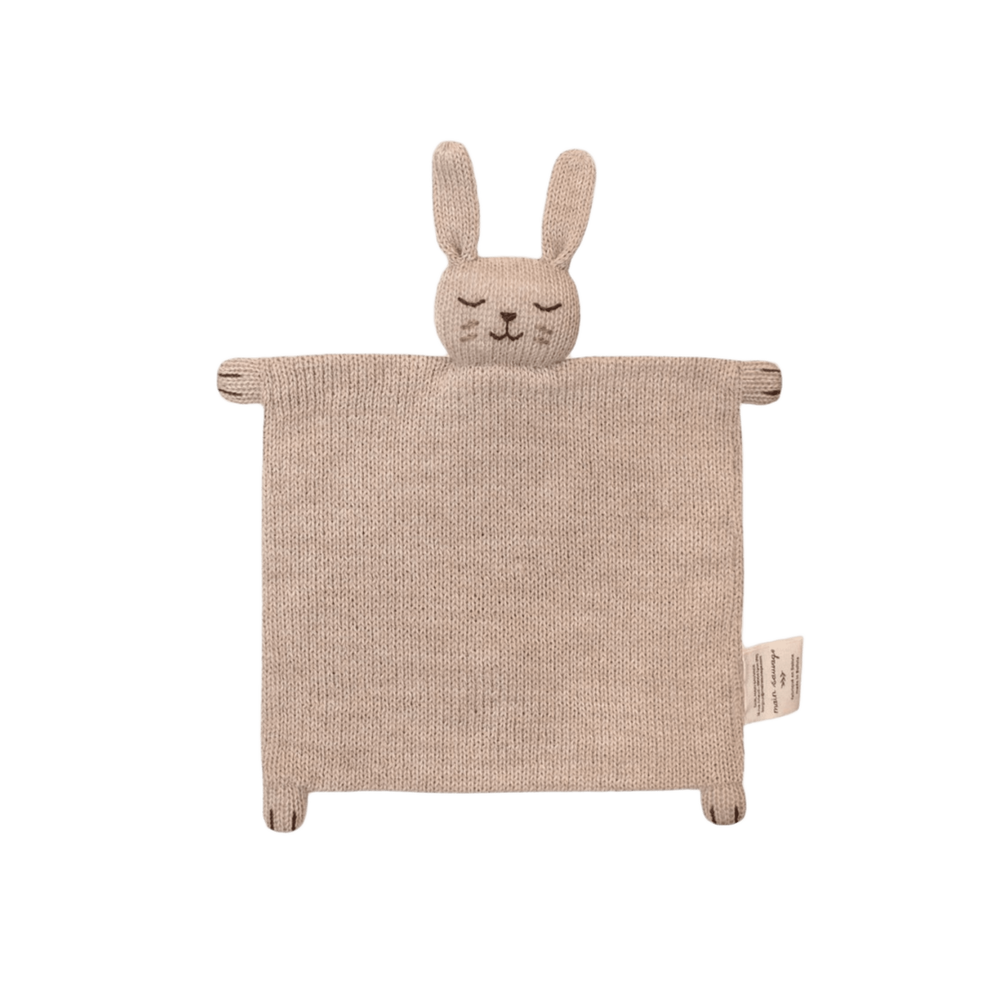 Main Sauvage - Baby Comforters - Knit Cuddle Cloth - Bunny Sand - Tummy Time