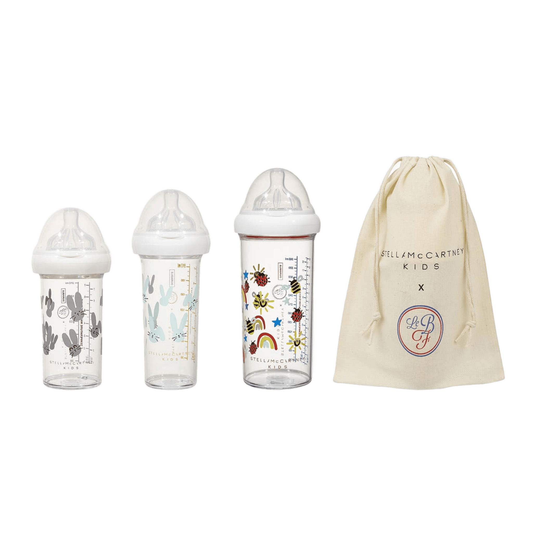 Le Biberon Français - Baby Bottles & Accessories - 3 - Pack Bottles - Bees by Stella McCartney - Tummy Time