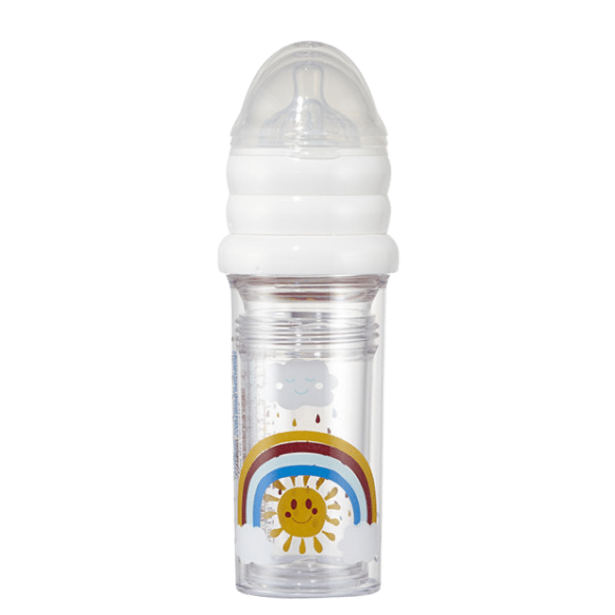 Le Biberon Français - Baby Bottles & Accessories - 3 - Pack Bottles - Rainbow - Tummy Time