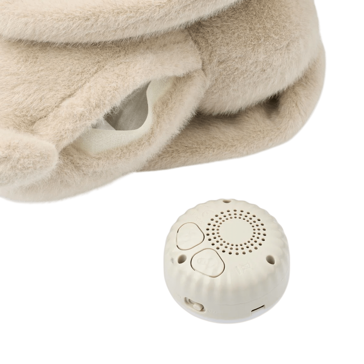 Liewood - Baby Comforters - Hattie Rabbit Humming Teddy - Mist - Tummy Time
