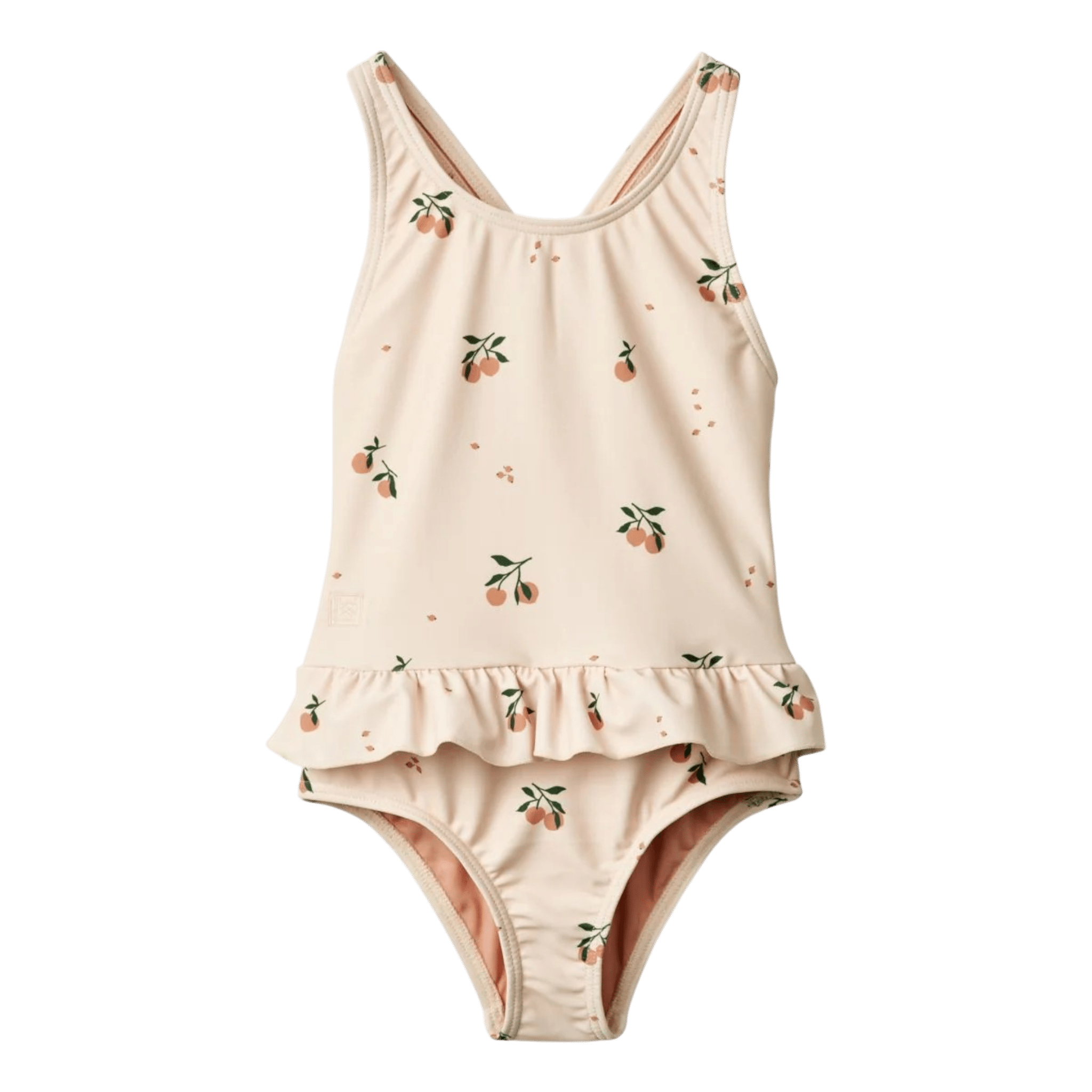 Liewood - Baby Swimwear - Amara Printed Swimsuit - Peach / Sea Shell - Tummy Time