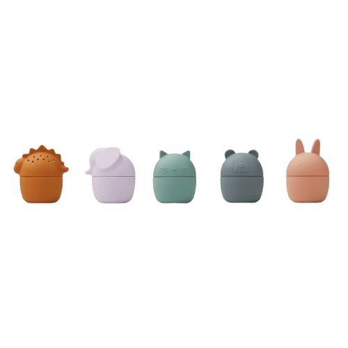 Liewood - Bath Toys - 5-Pack Gaby Bath Toys - Multi Mix - Tummy Time