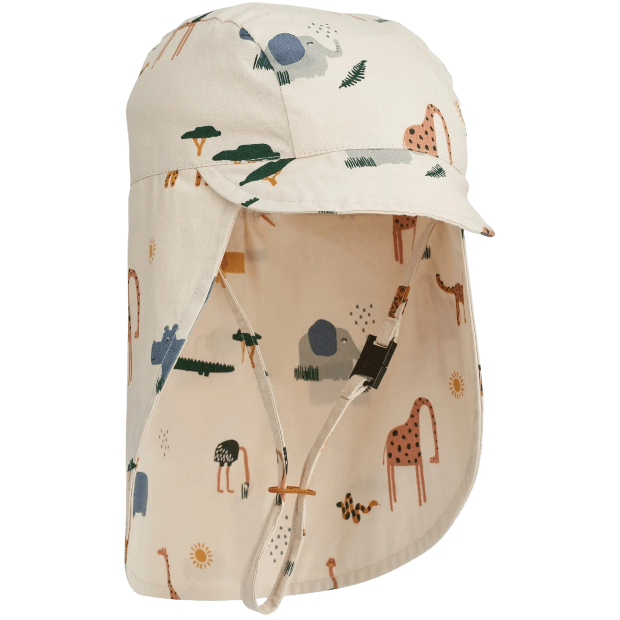 Liewood - Hats, Caps & Beanies - Cecilia Sun Hat - Safari Sandy Mix - Tummy Time