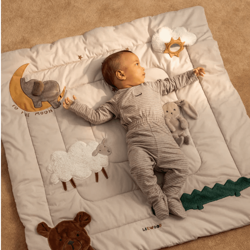 Liewood - Playmats, Playpens & Rugs - Bernet Activity Blanket - Sandy Multi Mix - Tummy Time