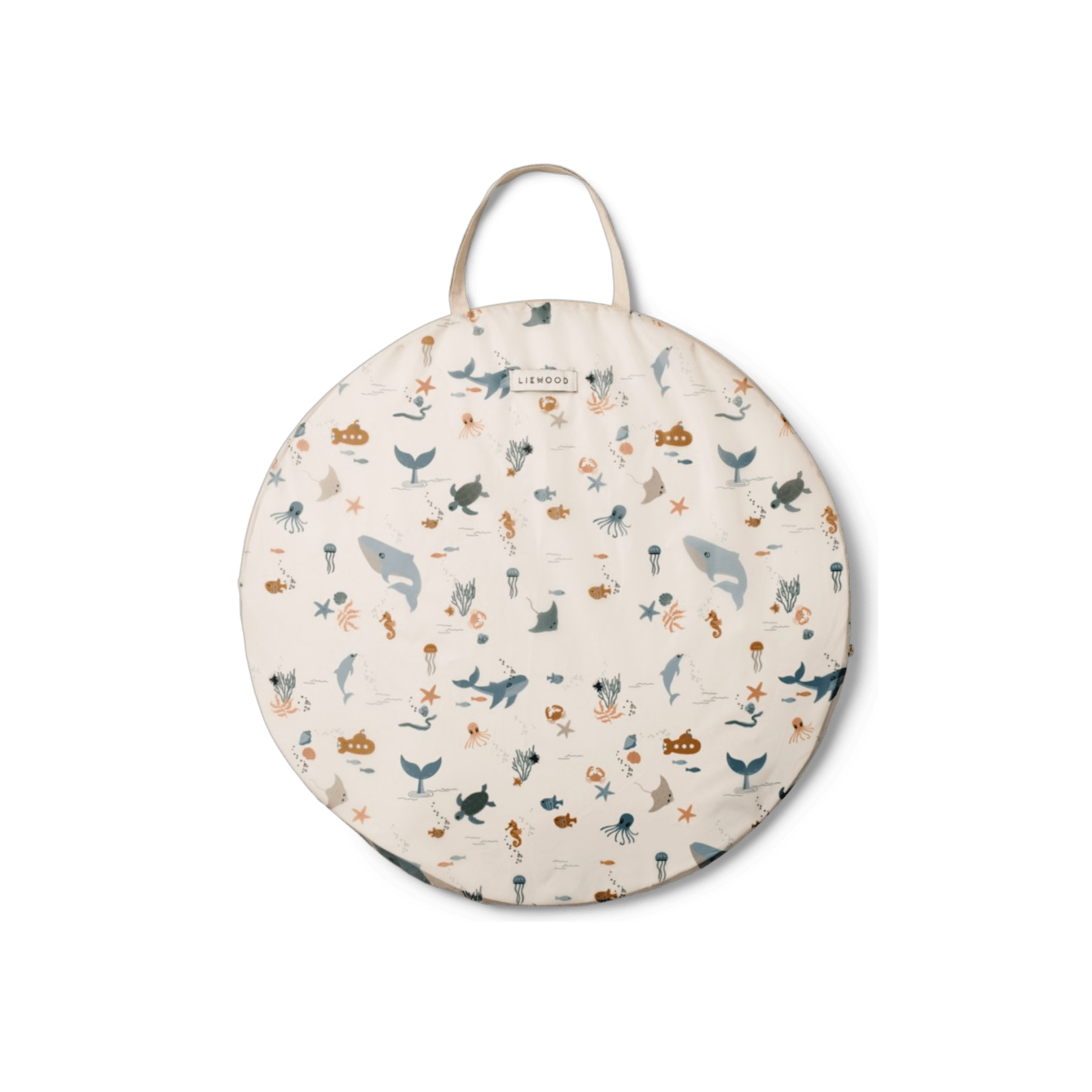 Liewood - Sports & Outdoor Games - Cassie Pop Up Tent - Sea Creature / Sandy - Tummy Time