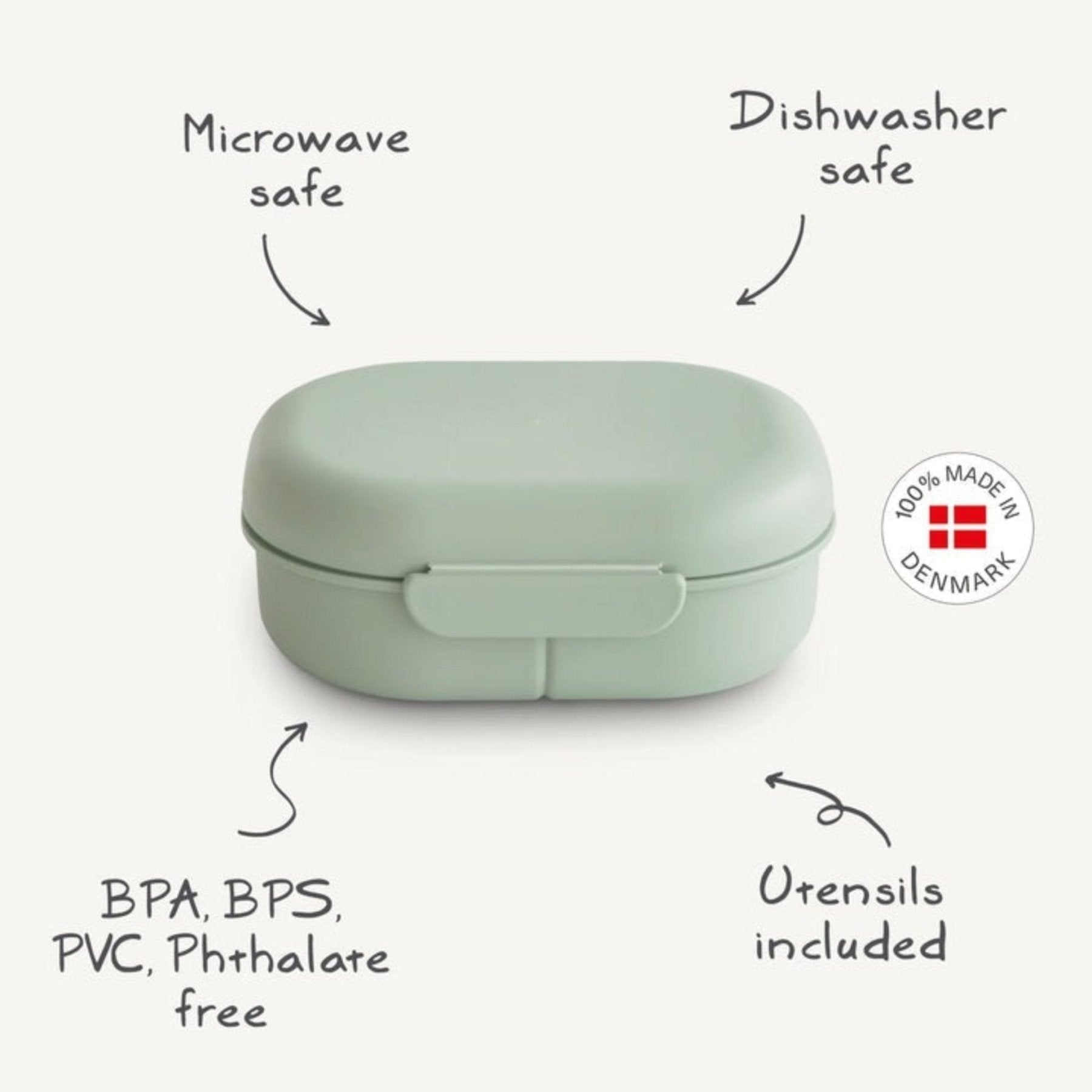 Mushie - Baby Tableware - Lunchbox - Cloud - Tummy Time