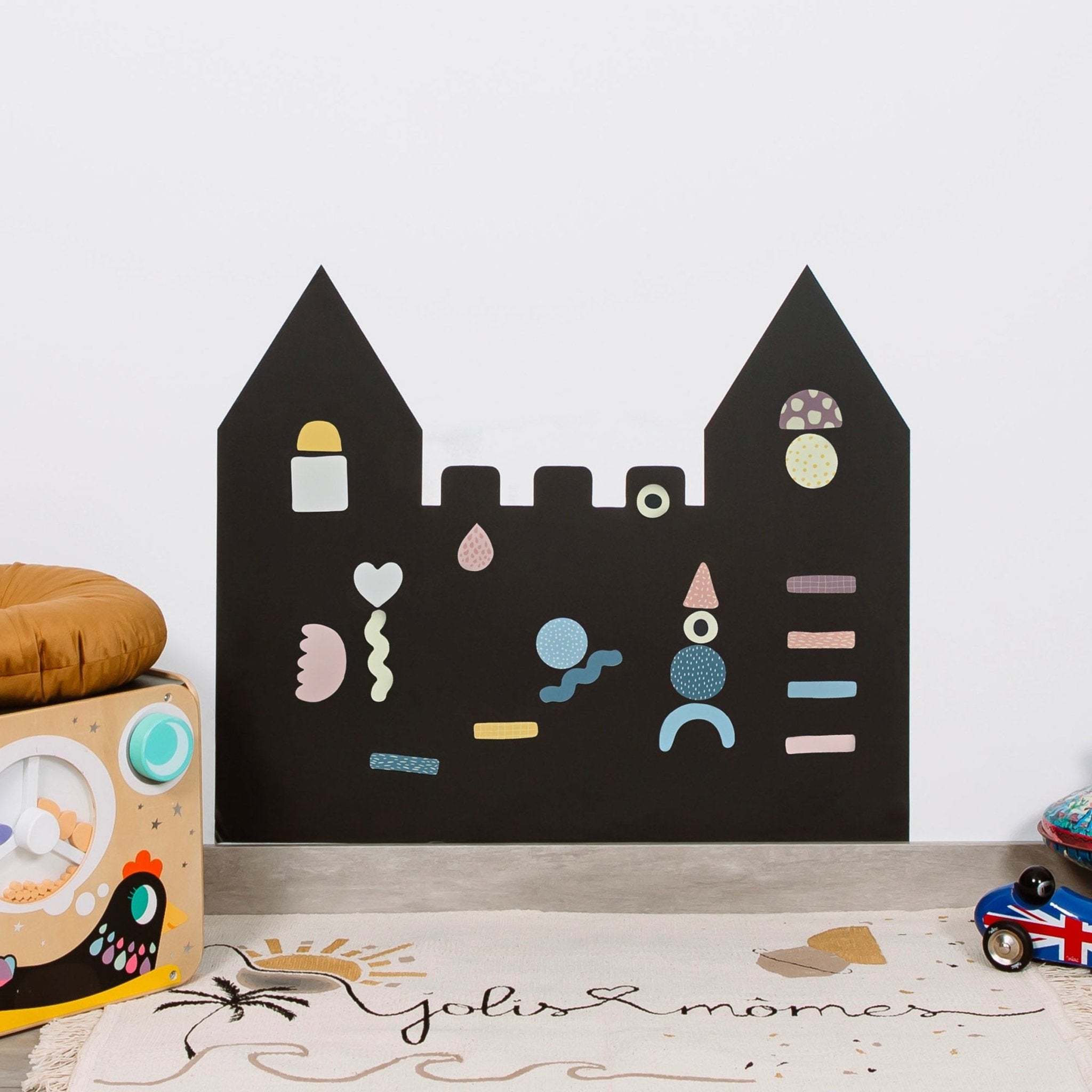 Ferflex - Educational Games - Magnetic Chalkboard - Castle - Tummy Time