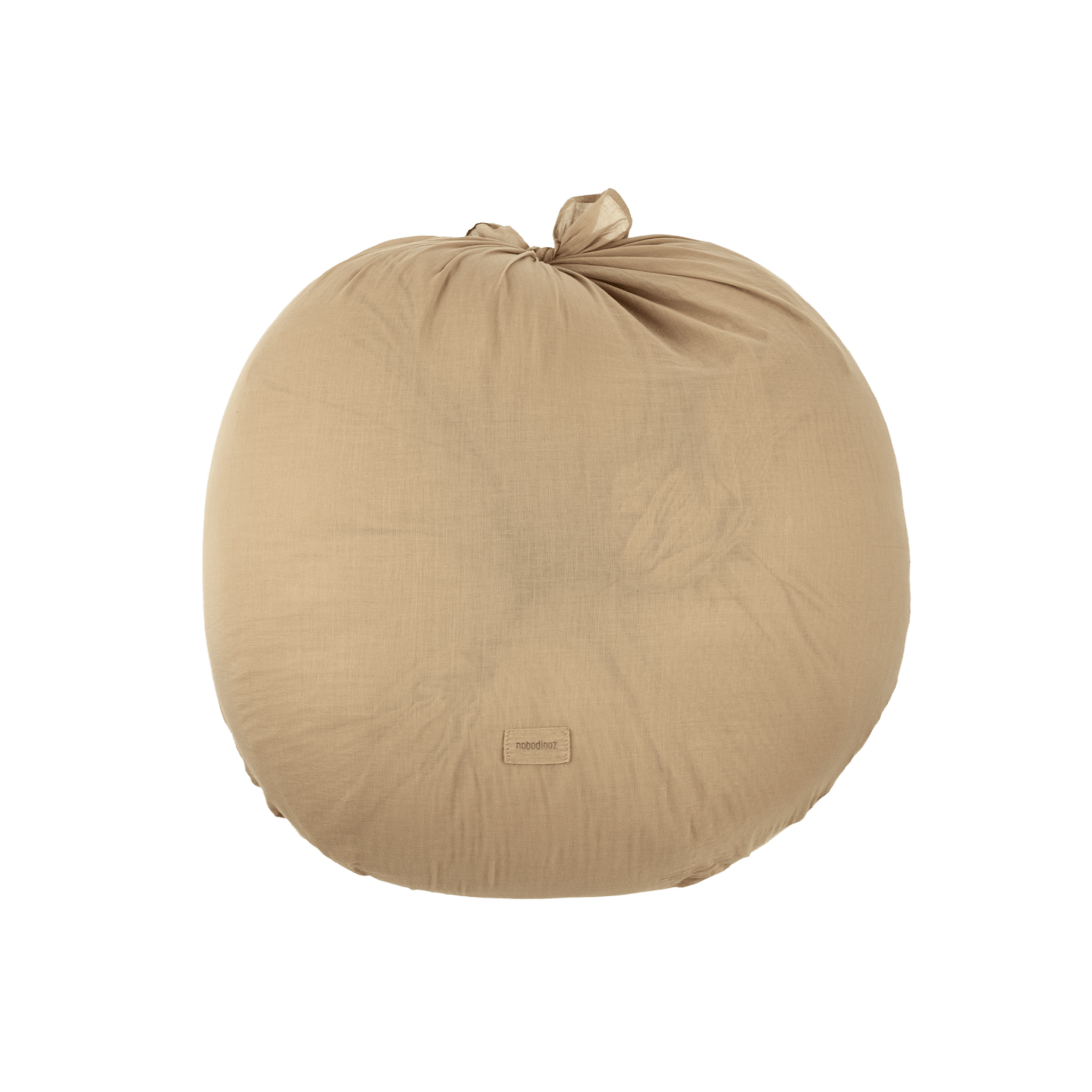 Nobodinoz - Nursing Pillows - Maternity pillow in washed double muslin Wabi - Sabi - Sesame - Tummy Time