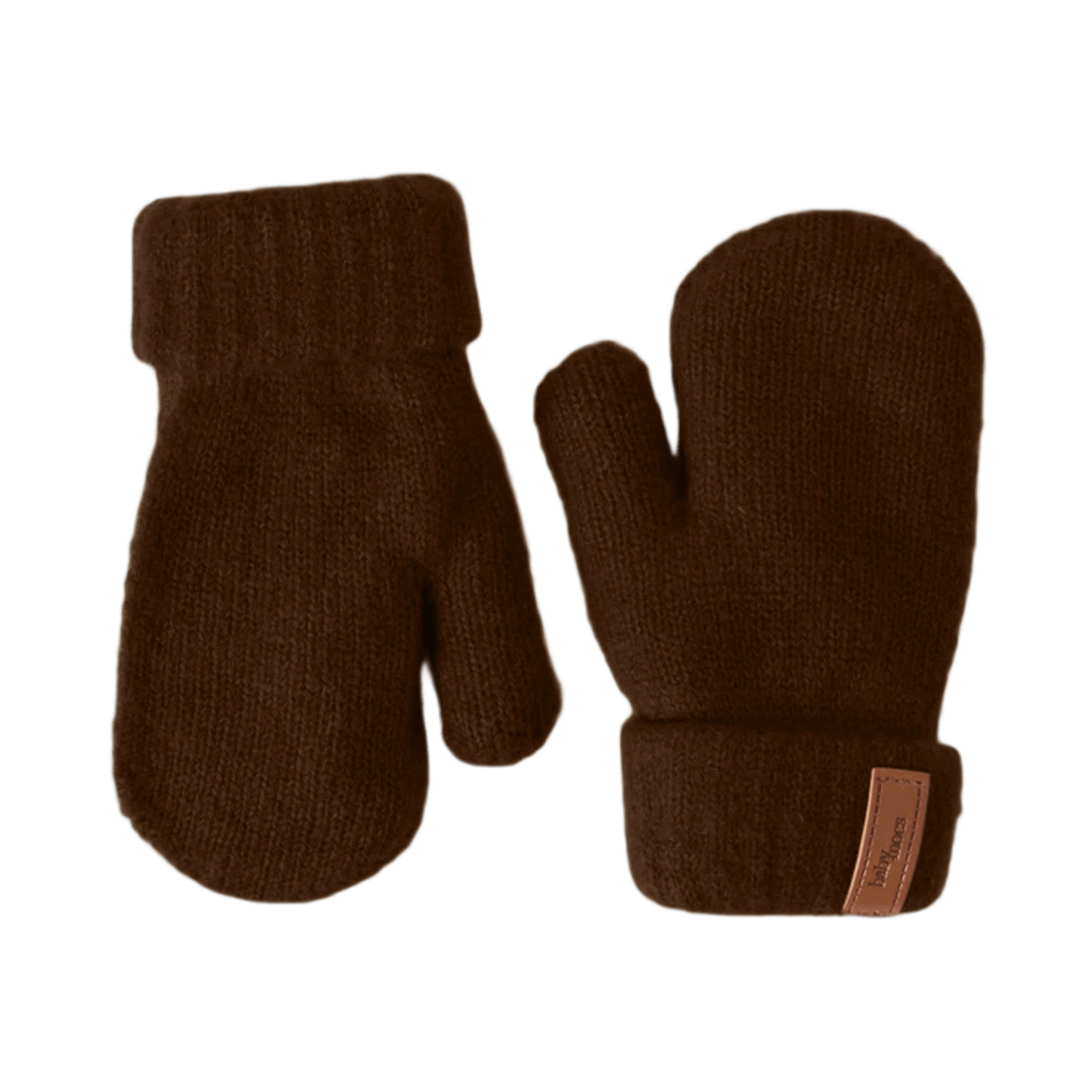 BabyMocs - Mittens, Gloves & Scarves - Mittens - Brown - Tummy Time