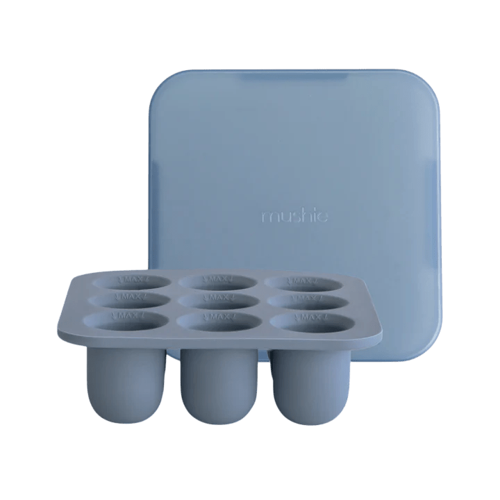 Mushie - Baby Tableware - Fresh Food Feeder Freezer Tray - Tradewinds - Tummy Time