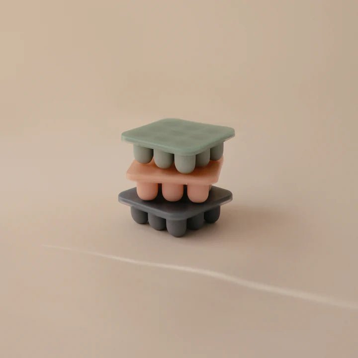 Mushie - Baby Tableware - Fresh Food Feeder Freezer Tray - Tradewinds - Tummy Time