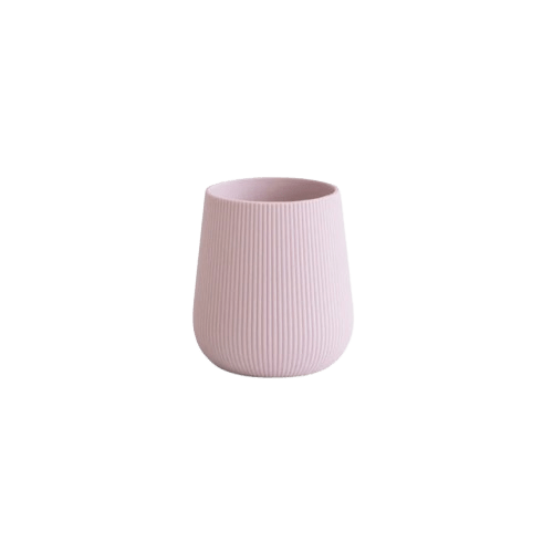 Mushie - Baby Tableware - Silicone Starter Cup - Soft Lilac - Tummy Time
