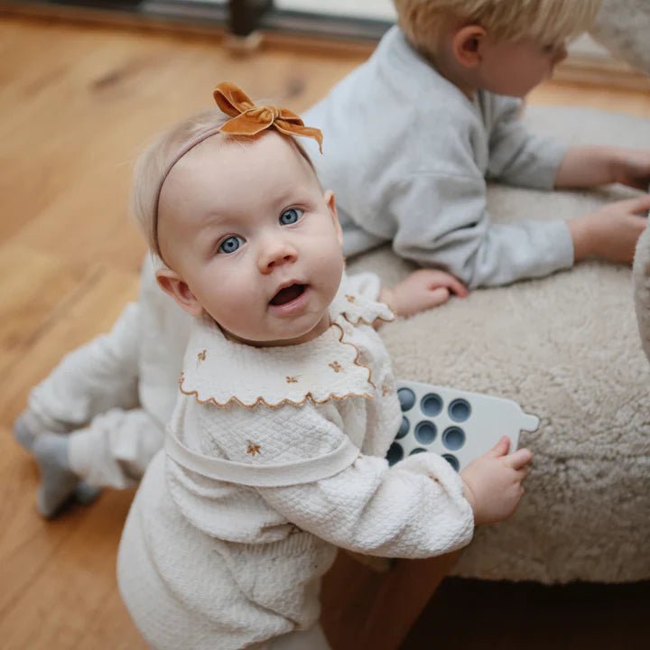 Mushie - Baby Toys & Rattles - Phone Press Toy - Tradewinds - Tummy Time