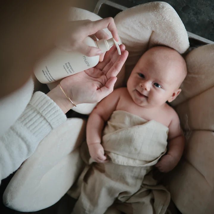 Mushie - Body & Hair Care - Baby Shampoo & Body Wash - Lavender - Tummy Time