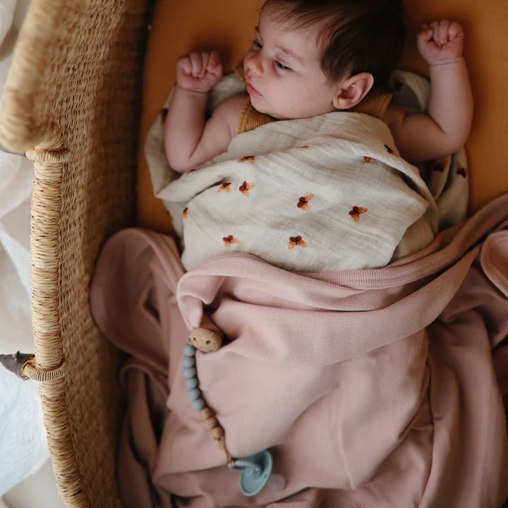 Mushie - Dummies, Pacifiers & Pacifiers Clips - Silicone Pacifier Clip - Cloud - Tummy Time