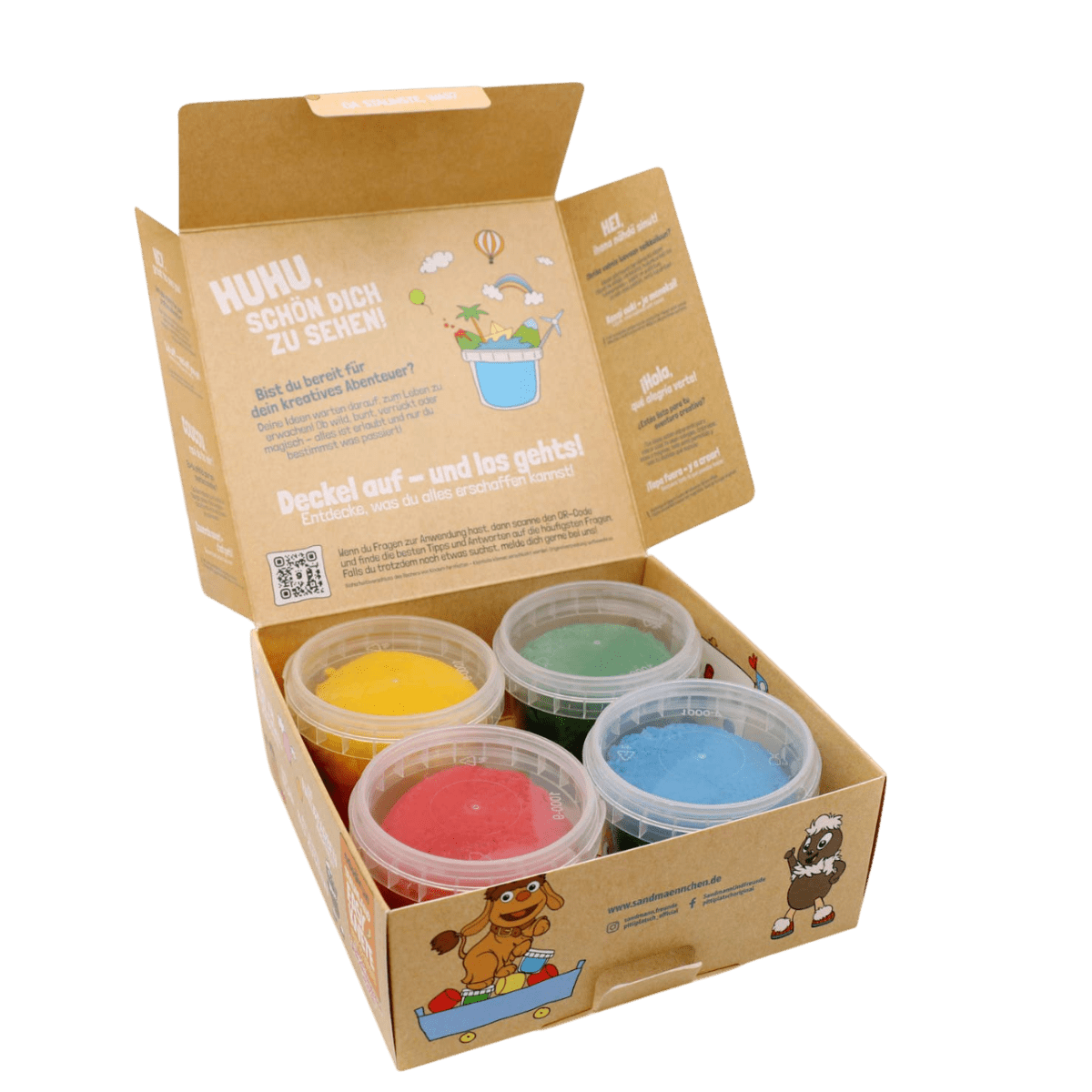 neoGRÜN - Arts & Crafts - 4 - Pack Easy Clay - Dreamland - Tummy Time