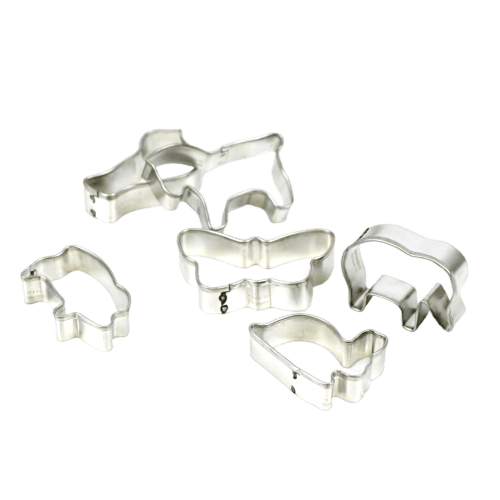 neoGRÜN - Arts & Crafts - Cookie Cutters – Set “Animals” - Tummy Time