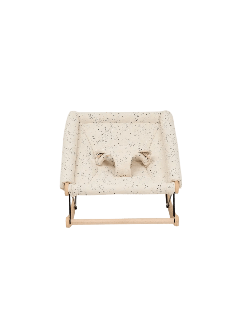 Nobodinoz - Baby Bouncers - Growing Green Baby Bouncer - Blue Milky Way - Tummy Time