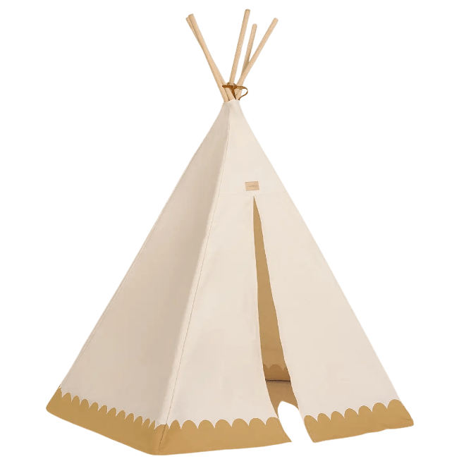 Nobodinoz - Baby & Kids Decoration - Teepee Arizona Vibes - Ochre - Tummy Time